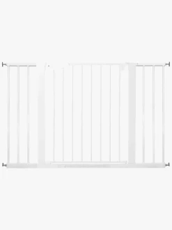 BabyDan Premier Sikkerhedsgitter + 6 Forlængerdele, Hvid