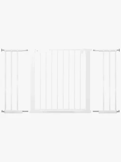 BabyDan Premier Sikkerhedsgitter + 6 Forlængerdele, Hvid