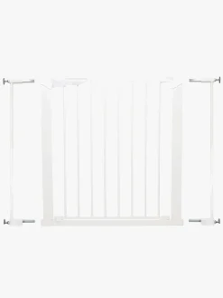 BabyDan Sikkerhedsgitter Premier m. 2 Forlængere, Hvid