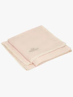 BabyMatex Babytæppe i Hør 75 x 100 cm, Lyserødt