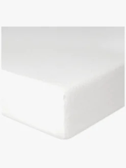 BabyMatex Classic Frotté Stræklagen til Juniorseng 70x140 cm, Hvid