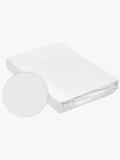 BabyMatex Hygienic Bamboo Vandtæt Stræklagen til Tremmeseng 60 x 120 cm, Hvid