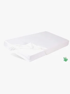 BabyMatex Hygienic Bamboo Vandtæt Stræklagen til Tremmeseng 60 x 120 cm, Hvid