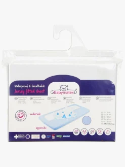 BabyMatex Hygienic Jersey Vandtæt Stræklagen til Juniorseng 70 x 140 cm, Lysegrå