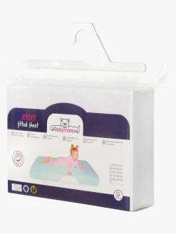 BabyMatex Jersey Stræklagen til Tremmeseng 60 x 120 cm, Hvid