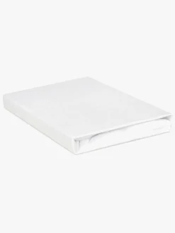 BabyMatex Jersey Stræklagen til Børnesenge 80 x 160 cm, Hvid