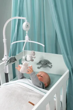 Baby's Only Cot Tæppe Teddy Sense, Pebble Grey