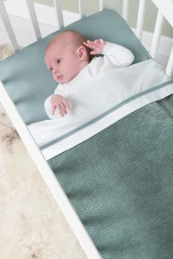 Baby's Only Cot Tæppe Teddy Sense, Sea Green