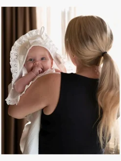 Baby's Only Hooded Baby Tæppe Calm, White