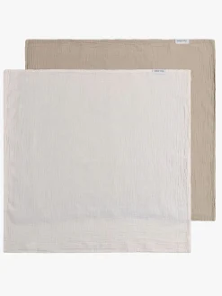 Baby's Only 65x65 Tæppe/ Stofble i Musselin 2-pak, Tender Beige