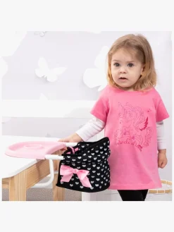 Bayer Design Babystol til Bord med Bakke, Sort/Lyserød