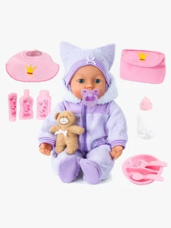 Bayer Design Piccolina Interaktiv Dukke 46 cm, Lilla