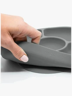 bblüv Anti-spill Tallerken & Ske, Grå