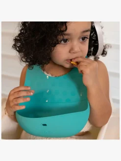 bblüv Hagesmækstallerkener & Ske, Aqua/Grey