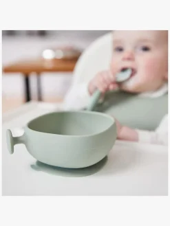 b.box Skål med Låg Silikone, Sage