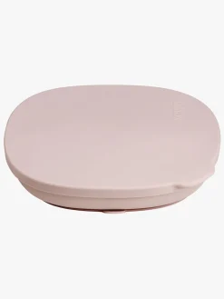 b.box Tallerken med Låg Silikone, Blush