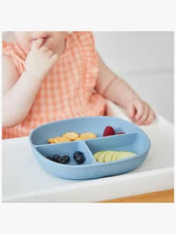 b.box Tallerken med Låg Silikone, Ocean