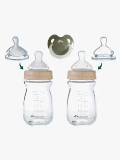 Bebeconfort Physio Air Sutteflasker Glas Sæt, Sand