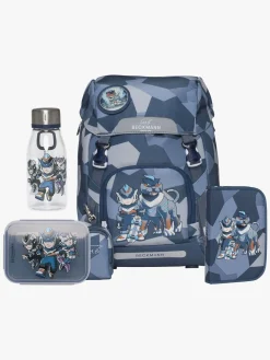 Beckmann Rygsæk 22L inkl Penalhus, Flaske & Madkasse, Tiger Race