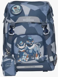 Beckmann Rygsæk 22L inkl Penalhus, Flaske & Madkasse, Tiger Race