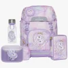 Beckmann Rygsæk 22L inkl Penalhus, Flaske & Madkasse, Unicorn Princess Purple