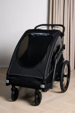 Beemoo Activity Sport Cykelanhænger inkl. Newborn Set, Black