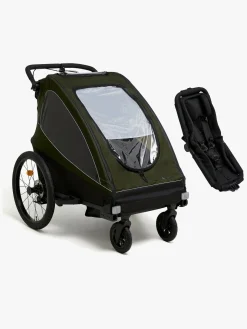 Beemoo Activity Sport Cykelanhænger inkl. Newborn Set, Green