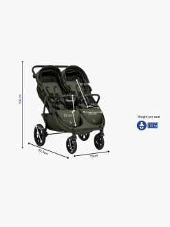 Beemoo BFF60 2 Søskendevogn, Dark Forest