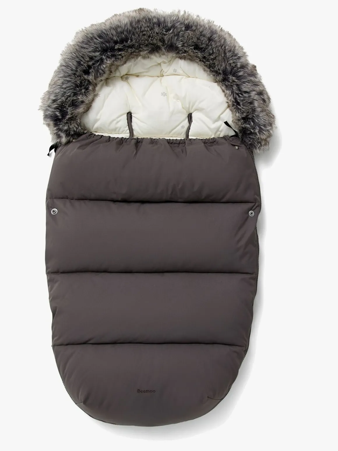 Beemoo Brisk Vinterkørepose, Grey/Snowflake