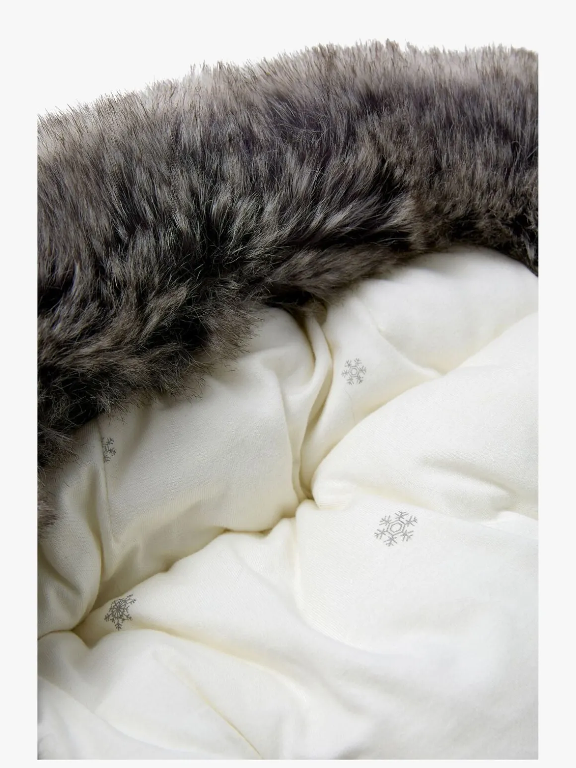 Beemoo Brisk Vinterkørepose, Grey/Snowflake