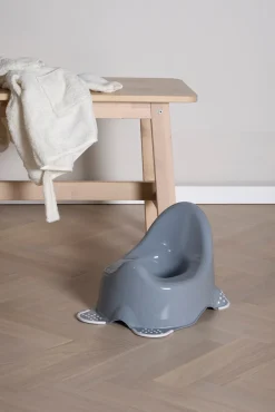 Beemoo CARE Anti-Slip Potte, Toiletsæde & Skammel, Grå