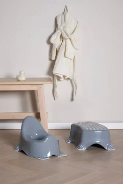 Beemoo CARE Anti-Slip Potte &  Skammel, Grå