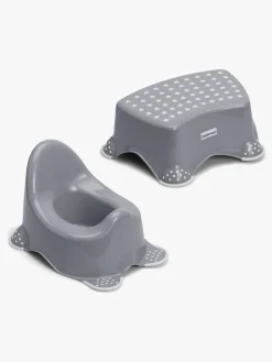 Beemoo CARE Anti-Slip Potte &  Skammel, Grå