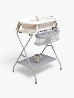 Beemoo CARE Assist Badekar inkl. Badestøtte Stativ & Skyllekande, Beige