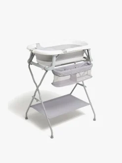 Beemoo CARE Assist Badekar inkl. Badestøtte og Badekarstativ, White/Grey