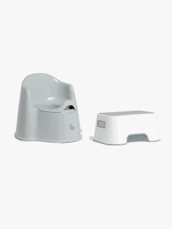 Beemoo CARE Assist Potte & Skammel, White/Grey