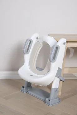 Beemoo CARE Assist Toiletsæde med Stige, Grey/White