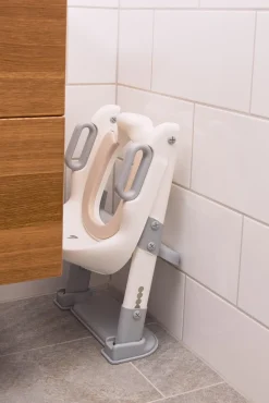 Beemoo CARE Assist Toiletsæde med Stige, Grey/White