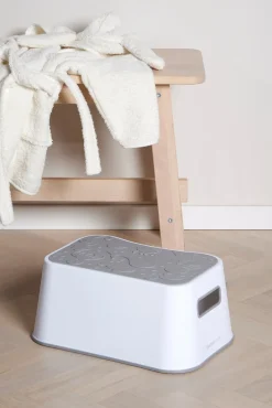 Beemoo CARE Assist Toiletsæde & Skammel, White/Grey