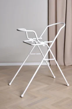 Beemoo CARE Badekar med Stativ Inkl. Badestol & Badekåbe, Grey/Blue