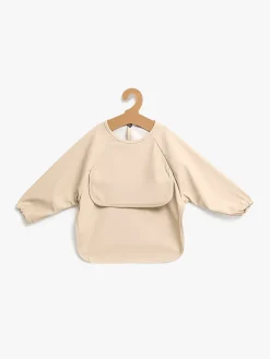Beemoo CARE Bib  Langærmet Hagesmæk, Beige