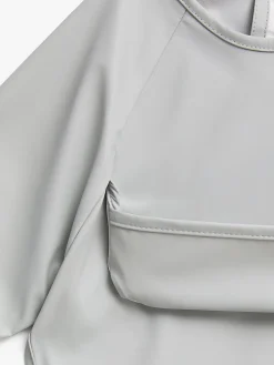 Beemoo CARE Bib  Langærmet Hagesmæk, Light Grey