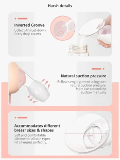 Beemoo CARE Brystpumpe / Opsamlingskop til Modermælk Silikone