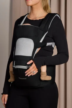 Beemoo CARE Carry Comfort Air 4-in-1 Bæresele & Hoftesæde, Black