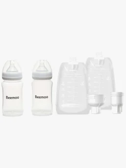 Beemoo CARE Flasker 240 ml 2-Pak inkl. Modermælksposer 30-Pak