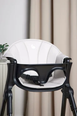 Beemoo CARE Harmony Højstol inkl. Hynde, White/Wood/Beige