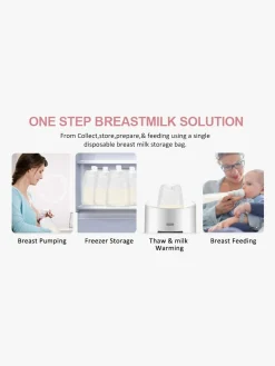 Beemoo CARE Modermælksposer 180 ml 30-pak