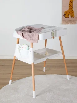 Beemoo CARE Nordic Puslebord, White/Wood