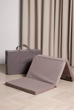 Beemoo CARE QuickFold Weekendseng inkl. Madras, Taupe