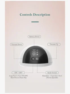 Beemoo CARE Wearable LED Elektrisk Brystpumpe Dobbelt